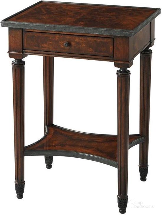The appearance of Rural Rectory Accent Table designed by Theodore Alexander in the traditional interior design. This  piece of furniture  was selected by 1StopBedrooms from Essential Collection to add a touch of cosiness and style into your home. Sku: 5005-280. Material: Wood. Product Type: Accent Table.