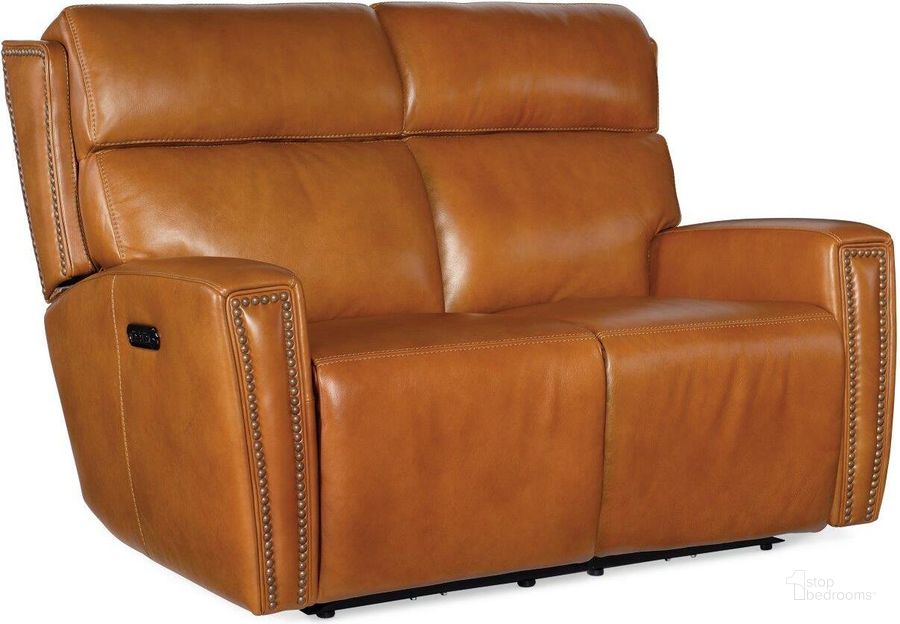 The appearance of Ruthe Zero Gravity Power Recline Loveseat With Power Headrest SS704-PHZ2-019 designed by Hooker in the transitional interior design. This brown piece of furniture  was selected by 1StopBedrooms from Ruthe Collection to add a touch of cosiness and style into your home. Sku: SS704-PHZ2-019. Material: Leather. Product Type: Reclining Loveseat. Image1