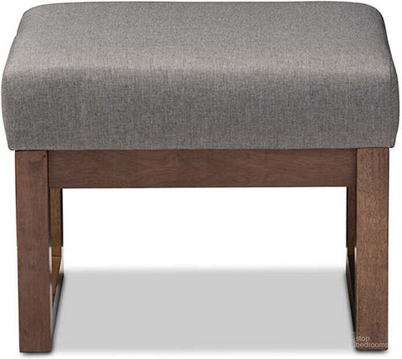 The appearance of Sabana Grey Ottoman designed by Off 5th Home in the transitional interior design. This grey piece of furniture  was selected by 1StopBedrooms from Sabana Collection to add a touch of cosiness and style into your home. Sku: BBT5200-Grey. Material: Fabric. Product Type: Ottoman. Image1
