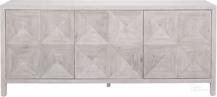 The appearance of Sadie Credenza In Buttermilk designed by Universal in the modern / contemporary interior design. This buttermilk piece of furniture  was selected by 1StopBedrooms from Sadie Collection to add a touch of cosiness and style into your home. Sku: U011964. Product Type: Credenza. Image1