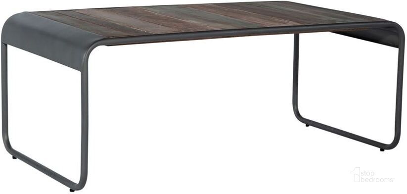The appearance of Salem Lake Bohemian Driftwood Accent Cocktail Table designed by Liberty in the modern / contemporary interior design. This brown piece of furniture  was selected by 1StopBedrooms from Salem Lake Collection to add a touch of cosiness and style into your home. Sku: 2083-AT1010. Material: Wood. Product Type: Cocktail Table. Image1