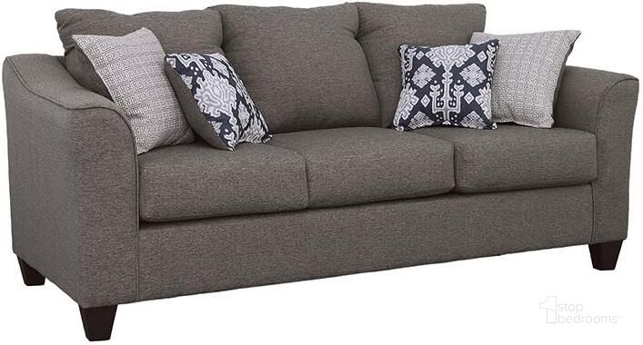 The appearance of Salizar Gray Sofa designed by Coaster in the transitional interior design. This gray piece of furniture  was selected by 1StopBedrooms from Salizar Collection to add a touch of cosiness and style into your home. Sku: 506021. Material: Fabric. Product Type: Sofa. Image1