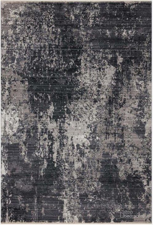 The appearance of Samra Charcoal/Silver Rug SAMRSAM-06CCSI160S designed by Loloi Rugs in the transitional interior design. This charcoal and silver piece of furniture  was selected by 1StopBedrooms from Samra Collection to add a touch of cosiness and style into your home. Sku: SAMRSAM-06CCSI160S. Material: Polypropylene. Product Type: Rug. Image1