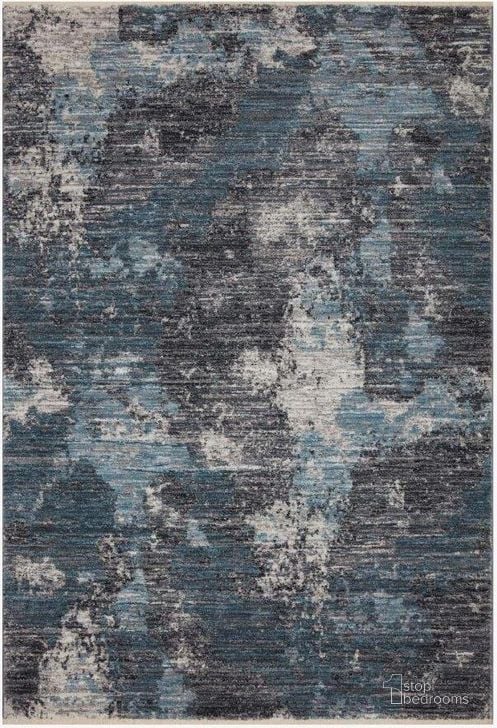 The appearance of Samra Dove/Sky Rug SAMRSAM-05DVSC27C0 designed by Loloi Rugs in the transitional interior design. This dove and sky piece of furniture  was selected by 1StopBedrooms from Samra Collection to add a touch of cosiness and style into your home. Sku: SAMRSAM-05DVSC27C0. Material: Polypropylene. Product Type: Rug. Image1