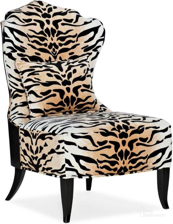 The appearance of Sanctuary Belle Fleur Slipper Chair designed by Hooker in the traditional interior design. This black piece of furniture  was selected by 1StopBedrooms from Sanctuary 2 Collection to add a touch of cosiness and style into your home. Sku: 5845-52003-99. Material: Fabric. Product Type: Living Room Chair. Image1
