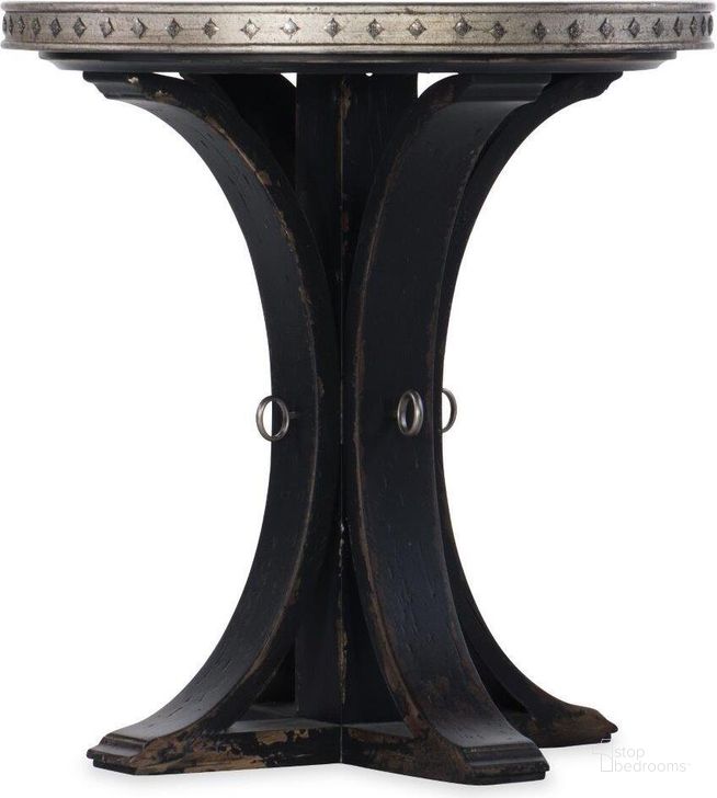 The appearance of Sanctuary French 75 Champagne Table designed by Hooker in the traditional interior design. This black piece of furniture  was selected by 1StopBedrooms from Sanctuary 2 Collection to add a touch of cosiness and style into your home. Sku: 5875-80117-647. Material: Wood. Product Type: End Table. Image1