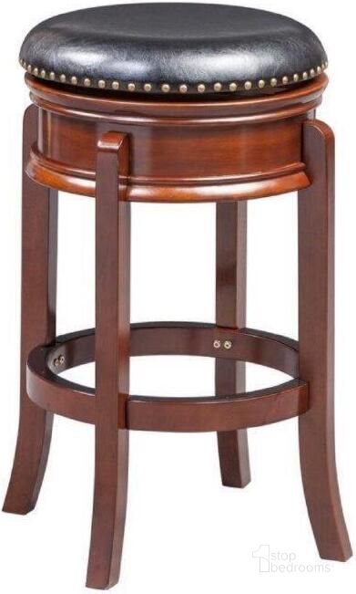 The appearance of Sandy Lake Cherry Barstool 0qb24537300 designed by Windsor Home in the traditional interior design. This cherry piece of furniture  was selected by 1StopBedrooms from Sandy Lake Collection to add a touch of cosiness and style into your home. Sku: 43929. Material: Wood. Product Type: Barstool. Image1
