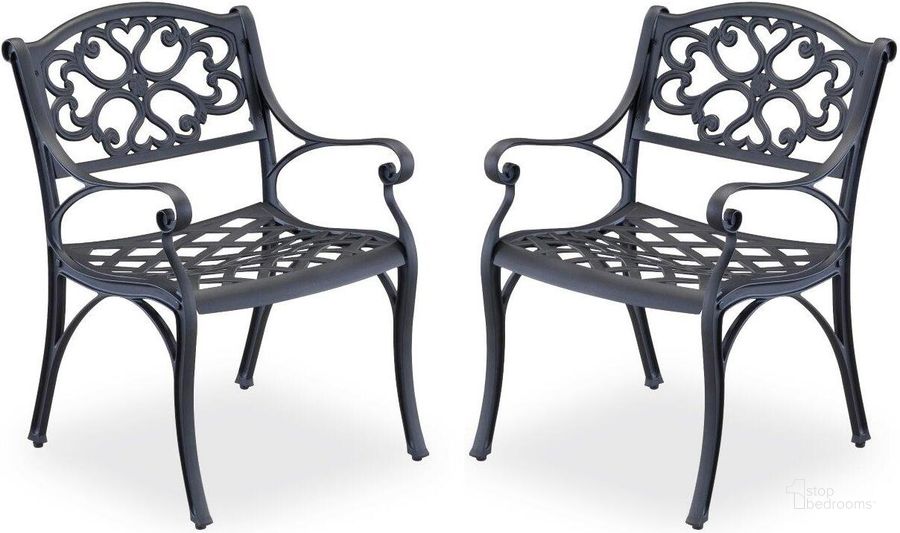 The appearance of Sanibel Black Outdoor Chair Pair 6654-80 designed by Homestyles in the traditional interior design. This black piece of furniture  was selected by 1StopBedrooms from Sanibel Collection to add a touch of cosiness and style into your home. Sku: 6654-80. Material: Aluminum. Product Type: Outdoor Chair. Image1