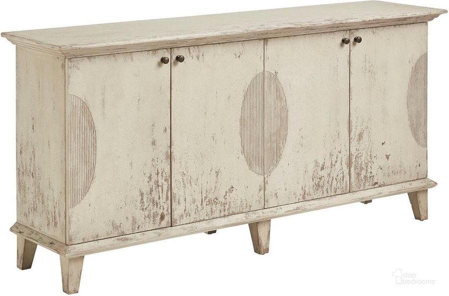 The appearance of Sanibel Dove Sideboard designed by Furniture Classics in the country / farmhouse interior design. This  piece of furniture  was selected by 1StopBedrooms from Sanibel Collection to add a touch of cosiness and style into your home. Sku: 20-404. Product Type: Sideboard. Material: Pine. Image1
