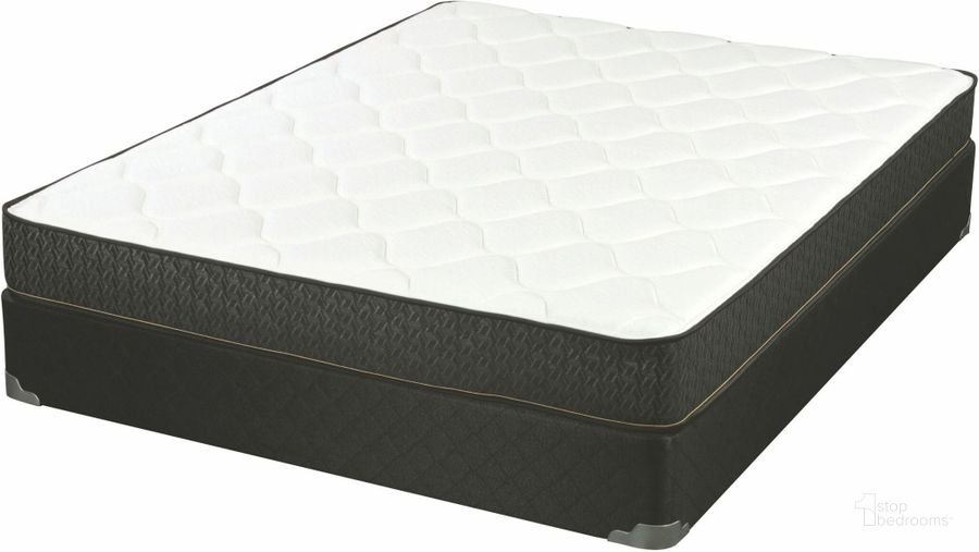 The appearance of Santa Barbara Iii White 6 Inch Full Firm Mattress designed by Coaster in the modern / contemporary interior design. This black and white piece of furniture  was selected by 1StopBedrooms from Santa Barbara Iii Collection to add a touch of cosiness and style into your home. Sku: 350369F. Product Type: Mattress. Size: Full. Comfort Level: Firm. Mattress Top: Tight Top. Mattress Type: Innerspring. Comfort Level: Firm. Mattress Thickness: 6". Image1