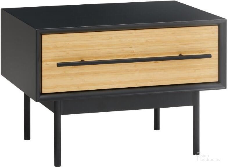 The appearance of Santa Cruz 1 Drawer Nightstand Wheat designed by Greenington in the modern / contemporary interior design. This wheat piece of furniture  was selected by 1StopBedrooms from Santa Cruz Collection to add a touch of cosiness and style into your home. Sku: GSC0004WH. Product Type: Nightstand. Material: Bamboo. Image1
