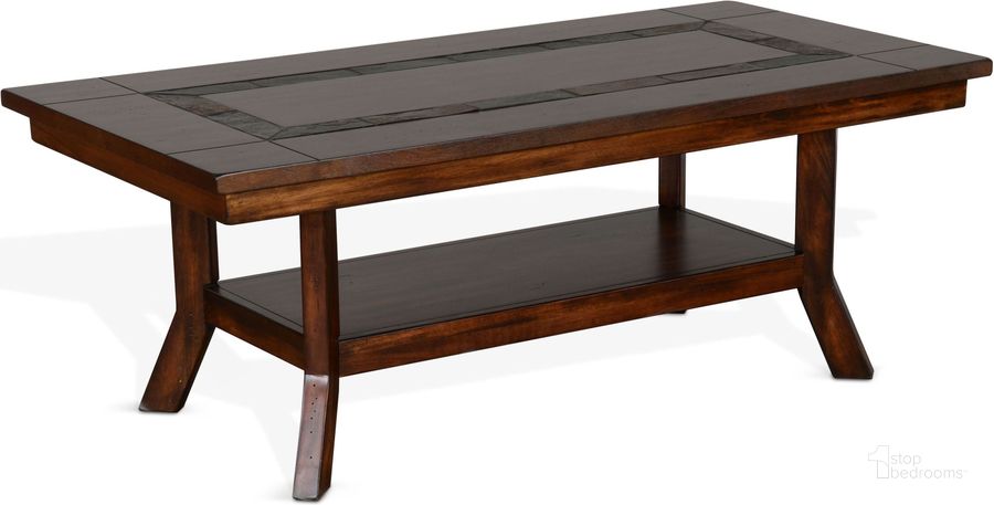 The appearance of Santa Fe Coffee Table designed by Sunny Design in the traditional interior design. This dark brown piece of furniture  was selected by 1StopBedrooms from Santa Fe Collection to add a touch of cosiness and style into your home. Sku: 3175DC2-C. Material: Wood. Product Type: Coffee Table. Image1