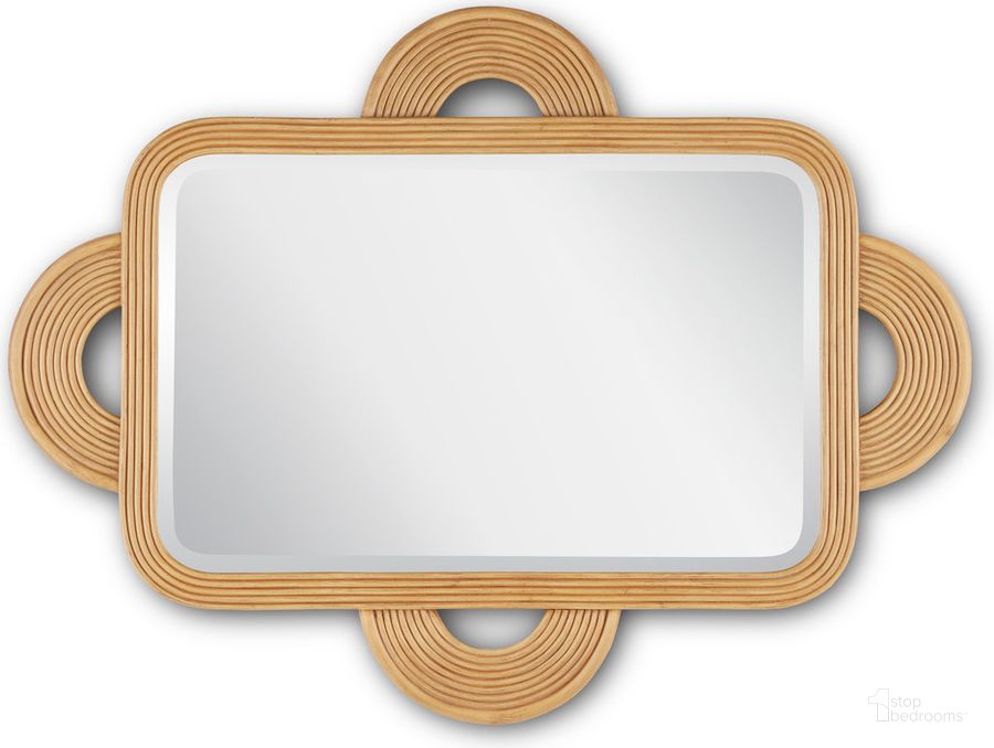 The appearance of Santos Sea Sand Rectangular Mirror designed by Currey & Company in the modern / contemporary interior design. This sand piece of furniture  was selected by 1StopBedrooms from Santos Collection to add a touch of cosiness and style into your home. Sku: 1000-0127. Material: Glass. Product Type: Accent Mirror. Image1