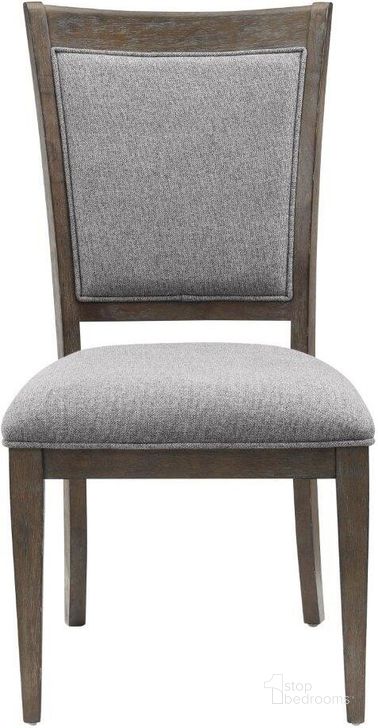 The appearance of Sarasota Driftwood Brown Side Chair Set Of 2 designed by Homelegance in the transitional interior design. This brown piece of furniture  was selected by 1StopBedrooms from Sarasota Collection to add a touch of cosiness and style into your home. Sku: 5441S. Product Type: Side Chair. Material: Textured. Image1