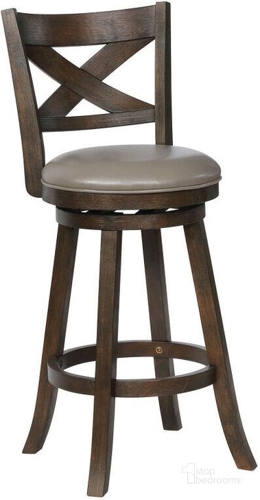 The appearance of Saulnierville Grey Barstool 0qd2349821 designed by Versailles Home in the traditional interior design. This grey piece of furniture  was selected by 1StopBedrooms from Saulnierville Collection to add a touch of cosiness and style into your home. Sku: 2993C-29-GY. Product Type: Barstool. Image1