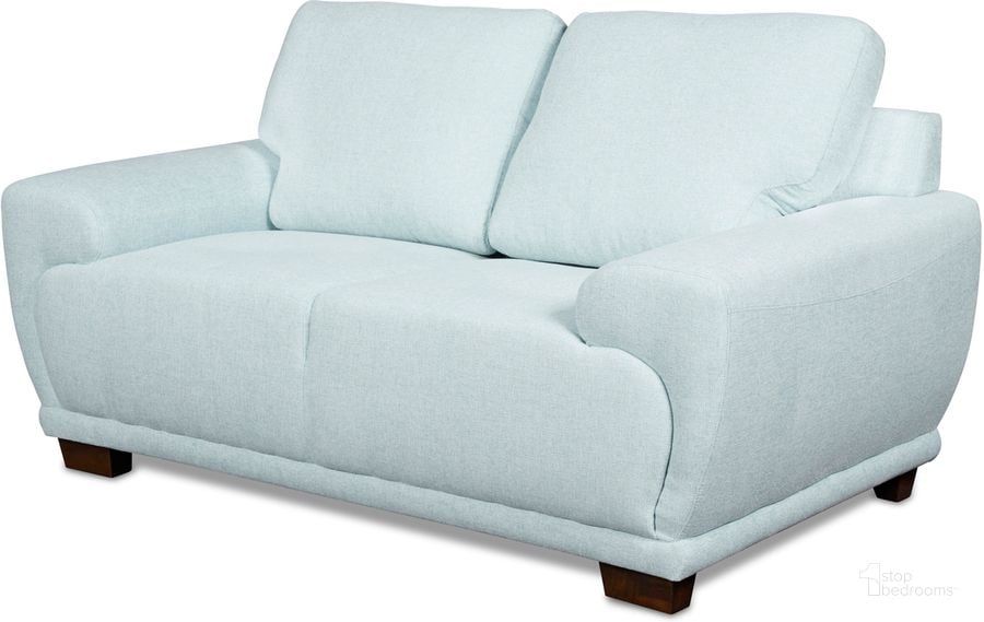 The appearance of Sausalito Sea Loveseat designed by New Classic in the transitional interior design. This blue piece of furniture  was selected by 1StopBedrooms from Sausalito Collection to add a touch of cosiness and style into your home. Sku: U888-20-SEA. Product Type: Loveseat. Image1