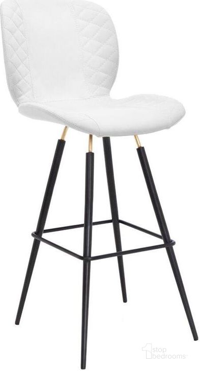 The appearance of Sean Barstool In White Set Of 2 designed by Bellini Modern Living in the modern / contemporary interior design. This white piece of furniture  was selected by 1StopBedrooms from Sean Collection to add a touch of cosiness and style into your home. Sku: Sean-B WHT. Material: Metal. Product Type: Barstool.