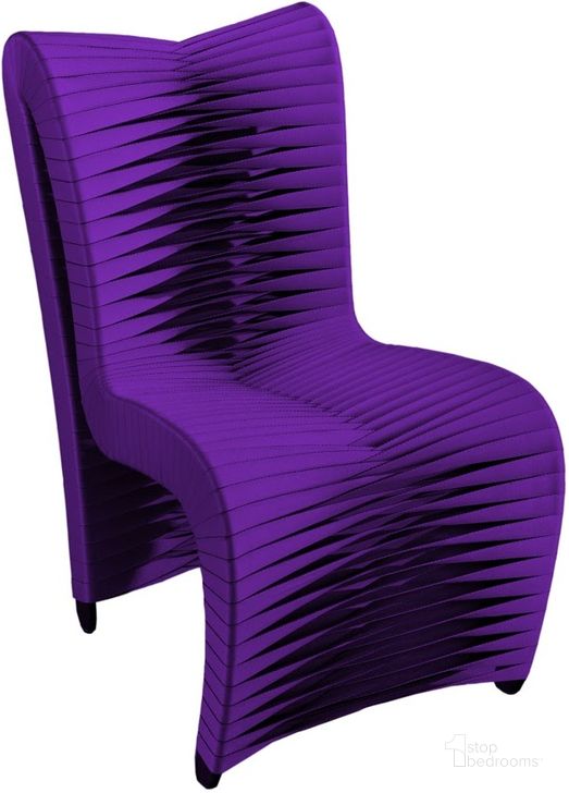 The appearance of Seat Belt Dining Chair In Purple designed by Phillips Collection in the modern / contemporary interior design. This purple piece of furniture  was selected by 1StopBedrooms from Seat Belt Collection to add a touch of cosiness and style into your home. Sku: B2061HP. Product Type: Dining Chair. Material: Cotton.