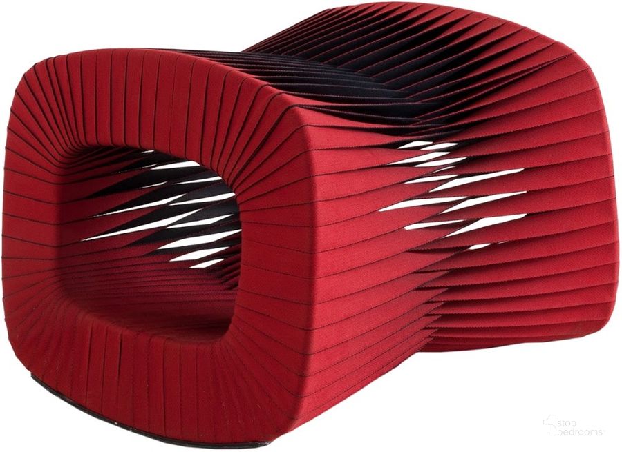 The appearance of Seat Belt Ottoman B2064RZ designed by Phillips Collection in the modern / contemporary interior design. This red piece of furniture  was selected by 1StopBedrooms from Seat Belt Collection to add a touch of cosiness and style into your home. Sku: B2064RZ. Product Type: Ottoman. Material: Cotton.