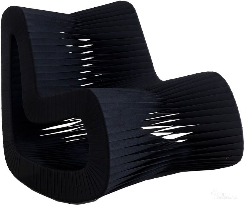 The appearance of Seat Belt Rocking Chair B2063BB designed by Phillips Collection in the modern / contemporary interior design. This black piece of furniture  was selected by 1StopBedrooms from Seat Belt Collection to add a touch of cosiness and style into your home. Sku: B2063BB. Product Type: Living Room Chair. Material: Cotton.