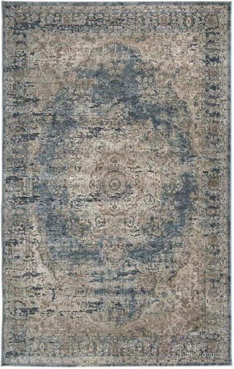 The appearance of Sefton Blue and Beige 8' x 10' Rug designed by Windsor Home in the traditional interior design. This blue and beige piece of furniture  was selected by 1StopBedrooms from Sefton Collection to add a touch of cosiness and style into your home. Sku: R402721. Material: Fabric. Product Type: Rug. Image1