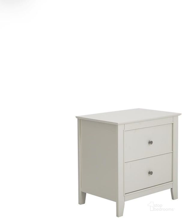 The appearance of Selena Nightstand designed by Coaster in the modern / contemporary interior design. This white piece of furniture  was selected by 1StopBedrooms from Selena Collection to add a touch of cosiness and style into your home. Sku: 400232. Material: Wood. Product Type: Nightstand. Image1