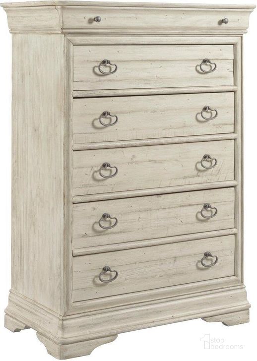 The appearance of Selwyn Prospect Drawer Chest designed by Kincaid in the transitional interior design. This white piece of furniture  was selected by 1StopBedrooms from Selwyn Collection to add a touch of cosiness and style into your home. Sku: 020-215. Material: Wood. Product Type: Chest. Image1