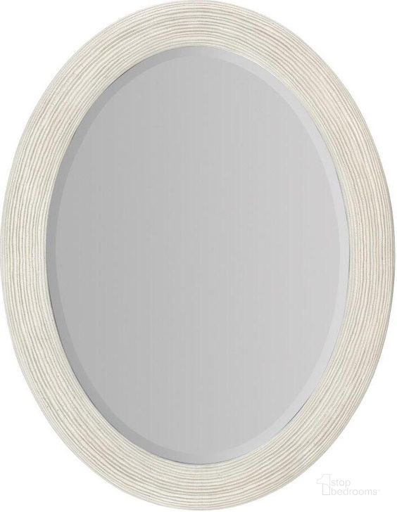 The appearance of Serenity Amelia Oval Mirror designed by Hooker in the transitional interior design. This gray piece of furniture  was selected by 1StopBedrooms from Serenity Collection to add a touch of cosiness and style into your home. Sku: 6350-90007-04. Material: Wood. Product Type: Mirror. Image1