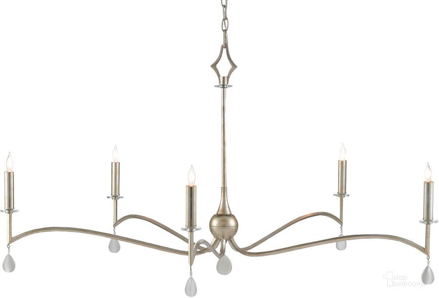 The appearance of Serilana Medium Silver Chandelier designed by Currey & Company in the modern / contemporary interior design. This silver piece of furniture  was selected by 1StopBedrooms from Serilana Collection to add a touch of cosiness and style into your home. Sku: 9000-0578. Material: Metal. Product Type: Chandelier. Image1