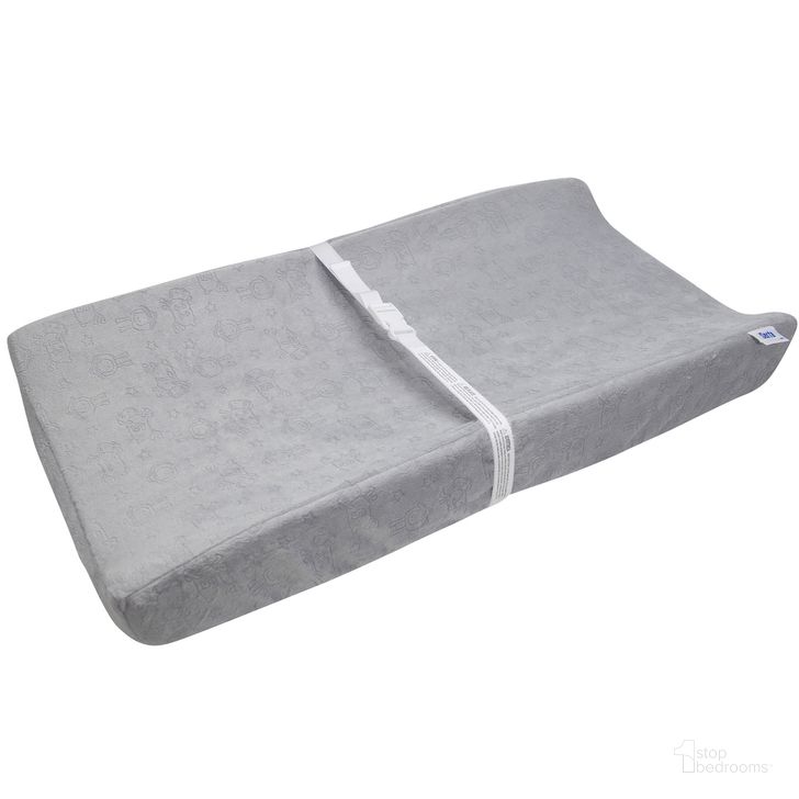 The appearance of Serta Perfect Sleeper Changing Pad With Plush Cover Set In Light Gray designed by Delta Children in the modern / contemporary interior design. This light gray piece of furniture  was selected by 1StopBedrooms from Serta Collection to add a touch of cosiness and style into your home. Sku: S02008-1033-NO. Product Type: Changing Station. Material: Foam. Image1