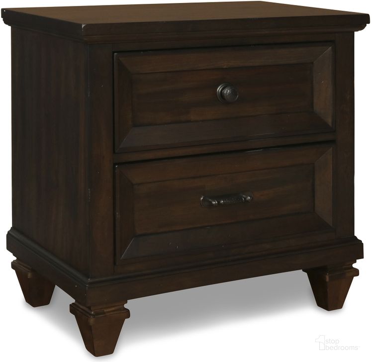 The appearance of Sevilla Walnut Nightstand designed by New Classic in the traditional interior design. This brown piece of furniture  was selected by 1StopBedrooms from Sevilla Collection to add a touch of cosiness and style into your home. Sku: B2264-040. Material: Wood. Product Type: Nightstand. Image1