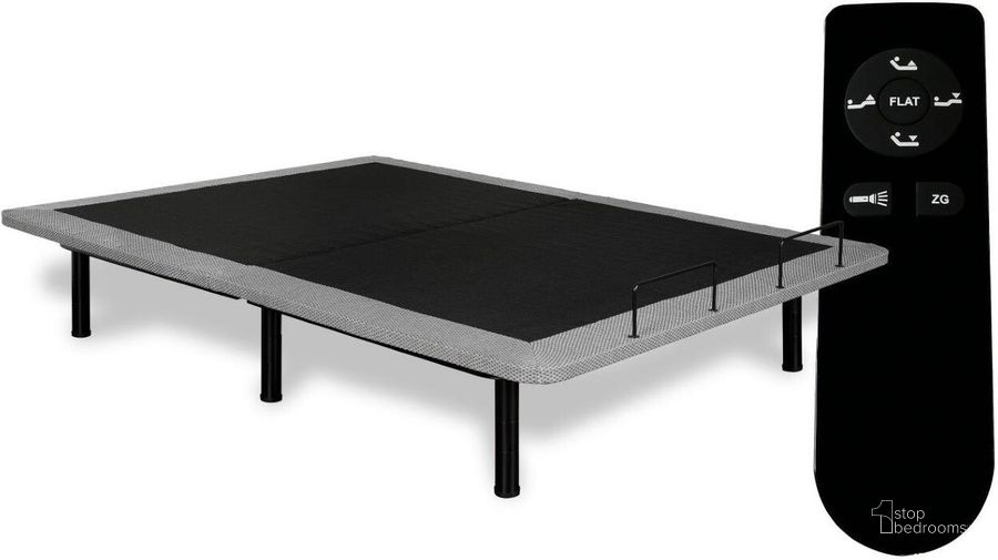 The appearance of SF202 Black and Grey Full Adjustable Base designed by Rhino Sleep in the  interior design. This black and grey piece of furniture  was selected by 1StopBedrooms from SF200 Adjustable Bed Collection to add a touch of cosiness and style into your home. Sku: SF202. Material: Metal. Bed Size: Full. Product Type: Adjustable Base. Image1