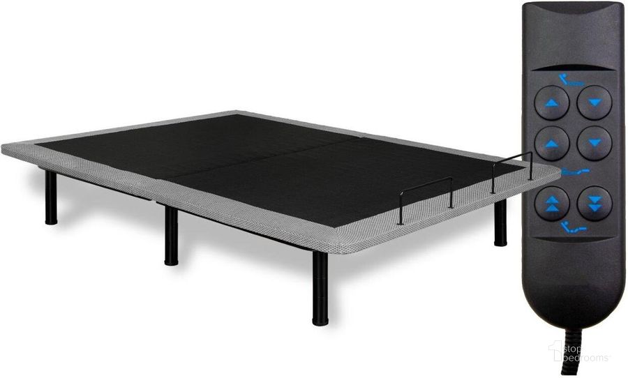 The appearance of SF51 Black and Grey Twin XL Adjustable Base designed by Rhino Sleep in the  interior design. This black and grey piece of furniture  was selected by 1StopBedrooms from SF50 Adjustable Bed Collection to add a touch of cosiness and style into your home. Sku: SF51. Material: Metal. Product Type: Adjustable Base. Bed Size: Twin XL. Image1