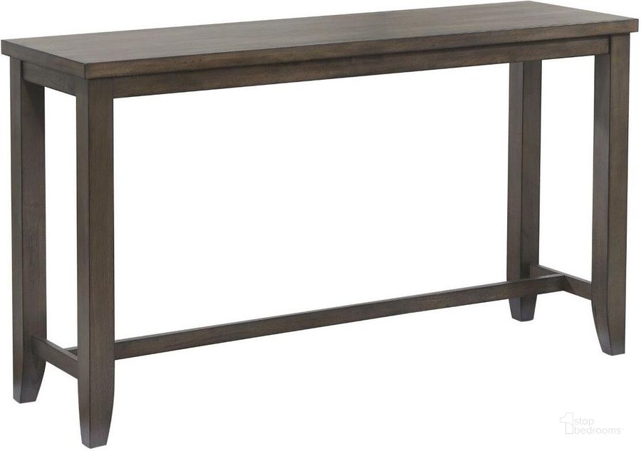 The appearance of Shades of Gray Rectangular Small Pub Table designed by Sunset Trading in the modern / contemporary interior design. This distressed gray piece of furniture  was selected by 1StopBedrooms from Shades Of Gray Collection to add a touch of cosiness and style into your home. Sku: DLU-EL6518. Product Type: Pub Table. Material: Rubberwood. Image1