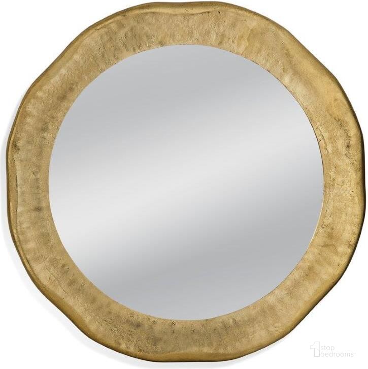 The appearance of Shane Gold Wall Mirror designed by Bassett Mirror Company in the glam interior design. This gold piece of furniture  was selected by 1StopBedrooms from Shane Collection to add a touch of cosiness and style into your home. Sku: M4524EC. Product Type: Wall Mirror.