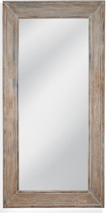 The appearance of Shasta White And Natural Floor Mirror designed by Bassett Mirror Company in the traditional interior design. This white and natural piece of furniture  was selected by 1StopBedrooms from Shasta Collection to add a touch of cosiness and style into your home. Sku: M4714EC. Product Type: Floor Mirror.