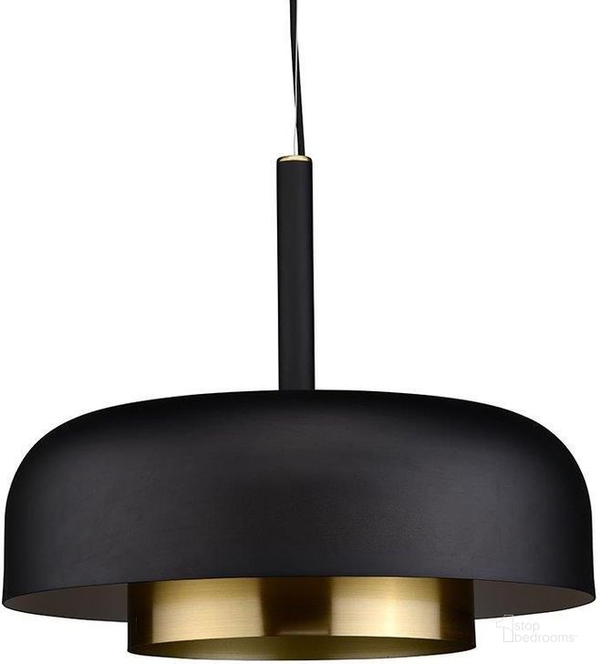 The appearance of Shaya Black Metal Pendant designed by Nuevo in the modern / contemporary interior design. This black piece of furniture  was selected by 1StopBedrooms from Shaya Collection to add a touch of cosiness and style into your home. Sku: HGRA224. Material: Metal. Product Type: Pendant Lighting.