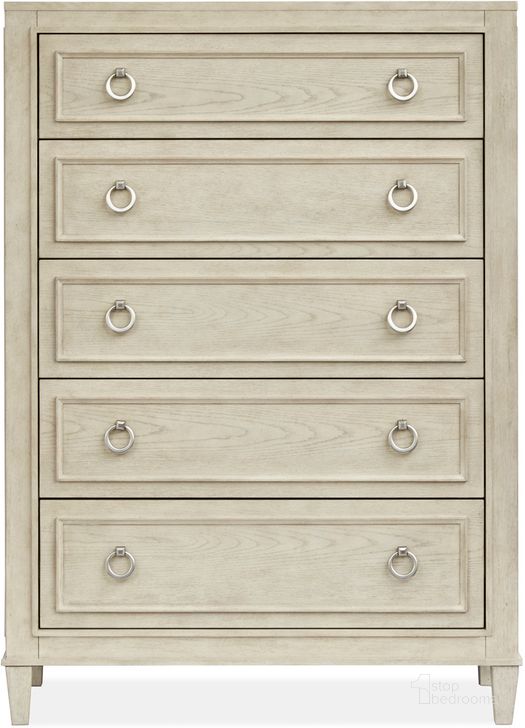 The appearance of Sheridan Drawer Chest designed by Magnussen in the  interior design. This light beige piece of furniture  was selected by 1StopBedrooms from Sheridan Collection to add a touch of cosiness and style into your home. Sku: B5671-10. Material: Wood. Product Type: Chest. Image1
