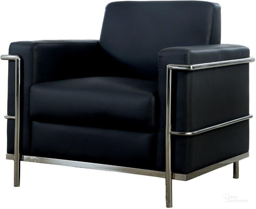 The appearance of Sherry 36 Inch Modern Faux Leather Accent Chair In Black designed by Best Master Furniture in the modern / contemporary interior design. This black piece of furniture  was selected by 1StopBedrooms from Sherry Collection to add a touch of cosiness and style into your home. Sku: 3018BC. Material: Faux Leather. Product Type: Accent Chair. Image1