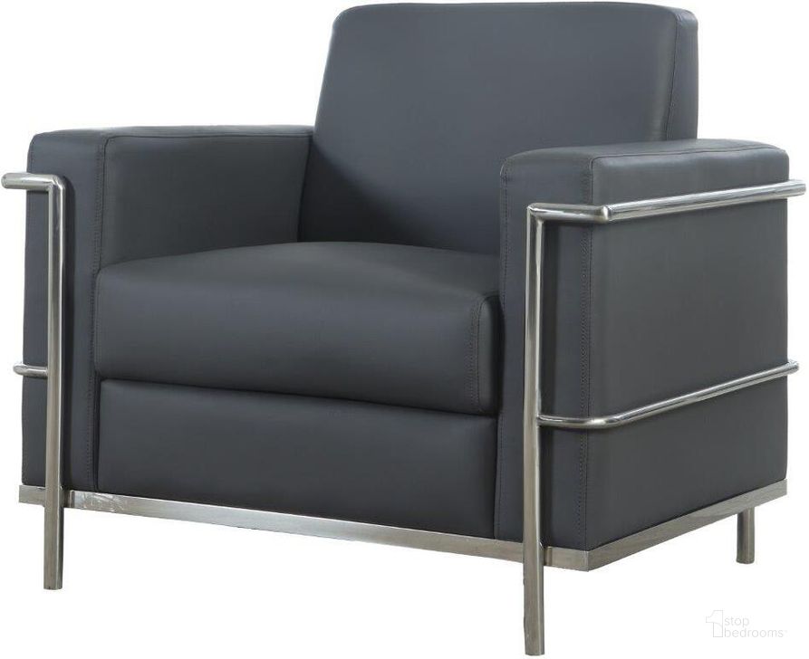 The appearance of Sherry 36 Inch Modern Faux Leather Accent Chair In Dark Gray designed by Best Master Furniture in the modern / contemporary interior design. This dark gray piece of furniture  was selected by 1StopBedrooms from Sherry Collection to add a touch of cosiness and style into your home. Sku: 3018DG. Material: Faux Leather. Product Type: Accent Chair.