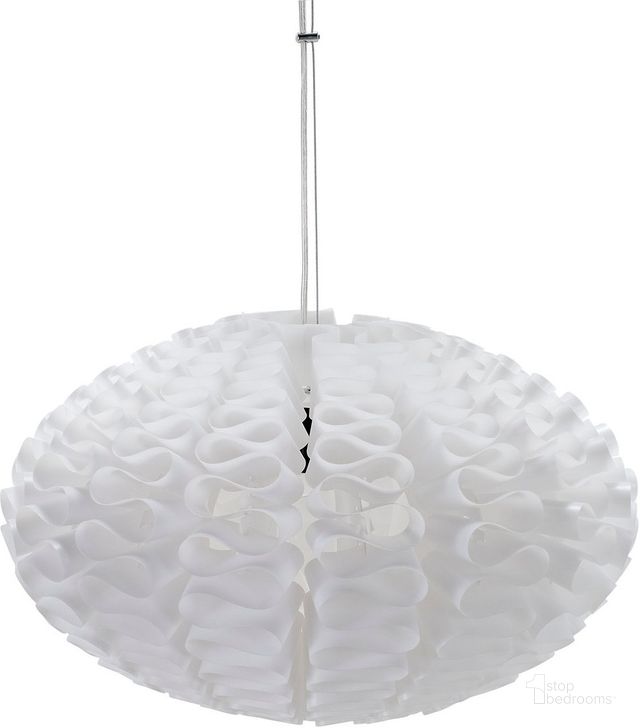 The appearance of Shine Chandelier In White designed by Modway in the  interior design. This white piece of furniture  was selected by 1StopBedrooms from Shine Collection to add a touch of cosiness and style into your home. Sku: EEI-319-WHI. Material: Metal. Product Type: Chandelier. Image1