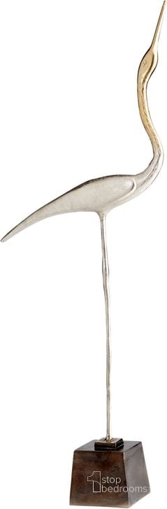 The appearance of Shorebird Nickel Sculpture designed by Cyan Design in the modern / contemporary interior design. This silver and grey piece of furniture  was selected by 1StopBedrooms from Shorebird Collection to add a touch of cosiness and style into your home. Sku: 09778. Material: Aluminum. Product Type: Sculpture.