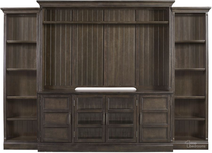 The appearance of Shoreham 4 Piece Entertainment Wall In Brown designed by Parker House in the coastal interior design. This brown piece of furniture  was selected by 1StopBedrooms from Shoreham Collection to add a touch of cosiness and style into your home. Sku: SHO#405-MDR;SHO#412-MDR;SHO#424-MDR;SHO#424-MDR. Product Type: Entertainment Center. Material: Wood Veneer.