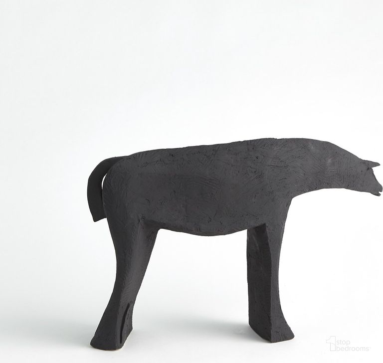 The appearance of Short Horse In Black designed by Global Views in the modern / contemporary interior design. This black piece of furniture  was selected by 1StopBedrooms from Short Collection to add a touch of cosiness and style into your home. Sku: 7.10436. Material: Ceramic. Product Type: Decorative Accessory. Image1