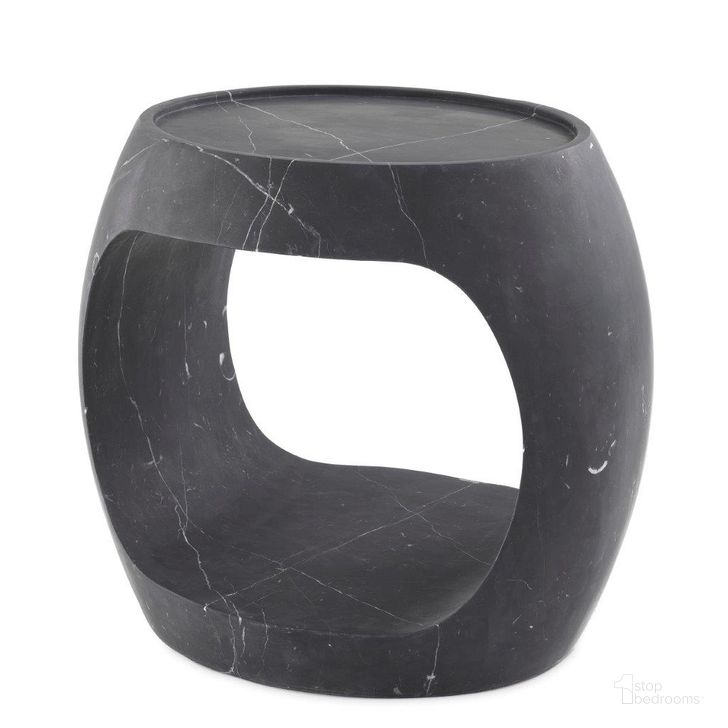 The appearance of Side Table Clipper Low Honed Black Marble designed by Eichholtz in the modern / contemporary interior design. This black piece of furniture  was selected by 1StopBedrooms from Clipper Collection to add a touch of cosiness and style into your home. Sku: 115368. Material: Marble. Product Type: Side Table. Image1