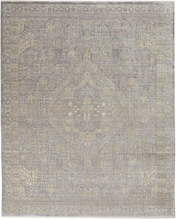 The appearance of Silken Weave Grey And Beige 9 X 12 Area Rug designed by Nourison in the modern / contemporary interior design. This grey and beige piece of furniture  was selected by 1StopBedrooms from Silken Weave Collection to add a touch of cosiness and style into your home. Sku: 99446752543. Product Type: Area Rugs. Material: Luxcelle. Image1