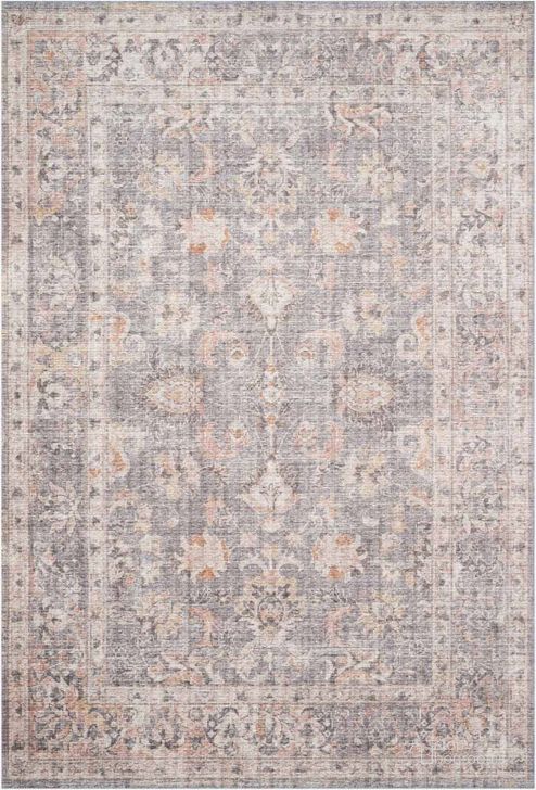 The appearance of Skye Grey/Apricot Rug SKYESKY-01GYAP2339 designed by Loloi Rugs in the traditional interior design. This gray piece of furniture  was selected by 1StopBedrooms from Skye Collection to add a touch of cosiness and style into your home. Sku: SKYESKY-01GYAP2339. Material: Polyester. Product Type: Rug. Image1