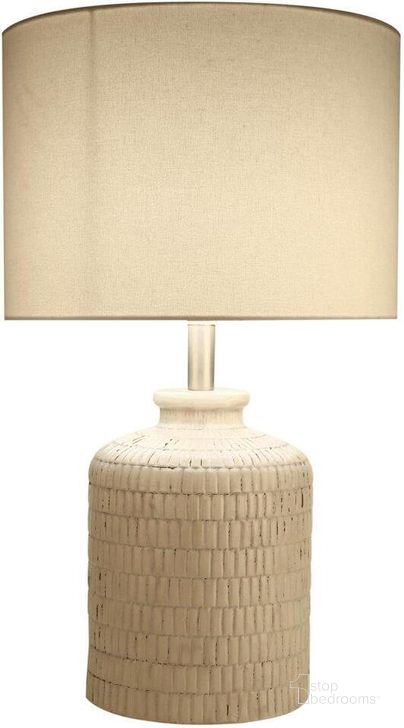 The appearance of Skye Opaline Lamp designed by LH Imports in the modern / contemporary interior design. This white piece of furniture  was selected by 1StopBedrooms from Skye Collection to add a touch of cosiness and style into your home. Sku: SKY003. Product Type: Lamp. Material: Cotton. Image1