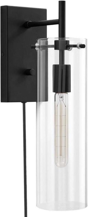 The appearance of Skylark Black Wall Sconce designed by Modway in the modern / contemporary interior design. This black piece of furniture  was selected by 1StopBedrooms from Skylark Collection to add a touch of cosiness and style into your home. Sku: EEI-5650-CLR-BLK. Product Type: Wall Sconce. Material: Iron. Image1
