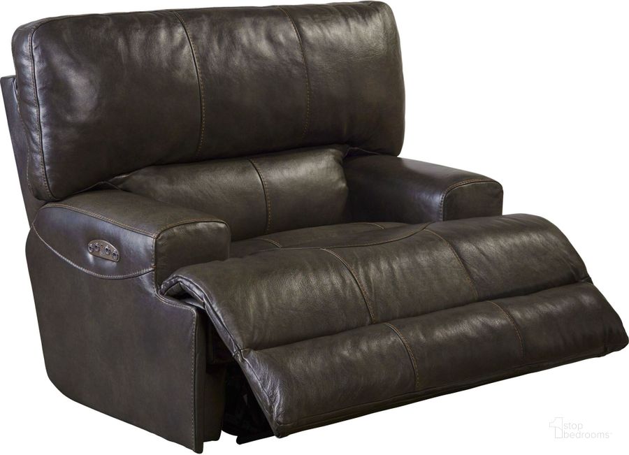 The appearance of Slocan Brown Recliner 0qd2344102 designed by FineForm in the modern / contemporary interior design. This brown piece of furniture  was selected by 1StopBedrooms from Slocan Collection to add a touch of cosiness and style into your home. Sku: 645807128309308309. Material: Leather. Product Type: Recliner. Image1